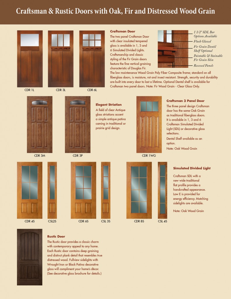 Craftsman Fiberglass Doors - Target Windows and Doors