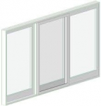 window 3-panel slider