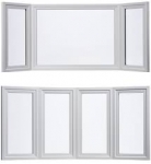 window bows and bays
